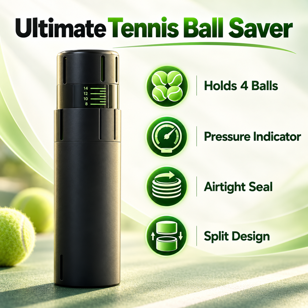 Padel & Tennis Ball Pressuriser